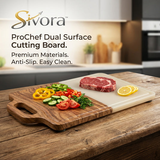 Sivora™ ProChef Dual Surface Cutting Board