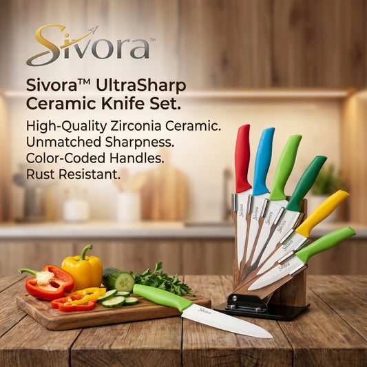Sivora™ UltraSharp Ceramic Knife Set