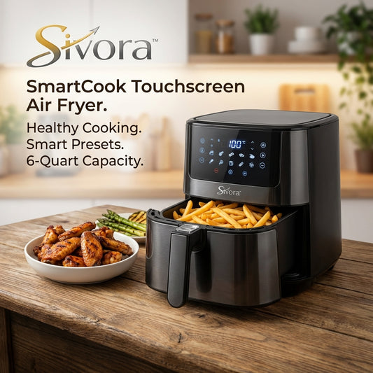 Sivora™ SmartCook Touchscreen Air Fryer